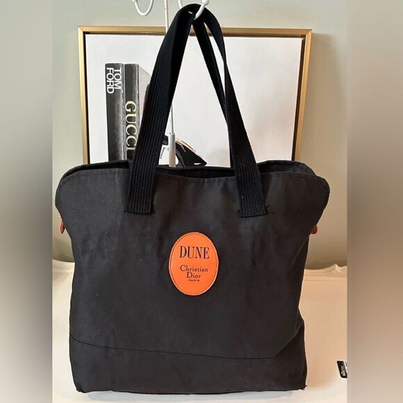 Authentic Christian Dior Tote Bag Large Tote Shoulder bag - Picture 2 of 8